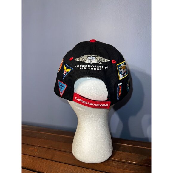 Commemorative Air Force Blue & Red W Patches + Pin OS Adjustable Baseball Cap - Picture 6 of 11